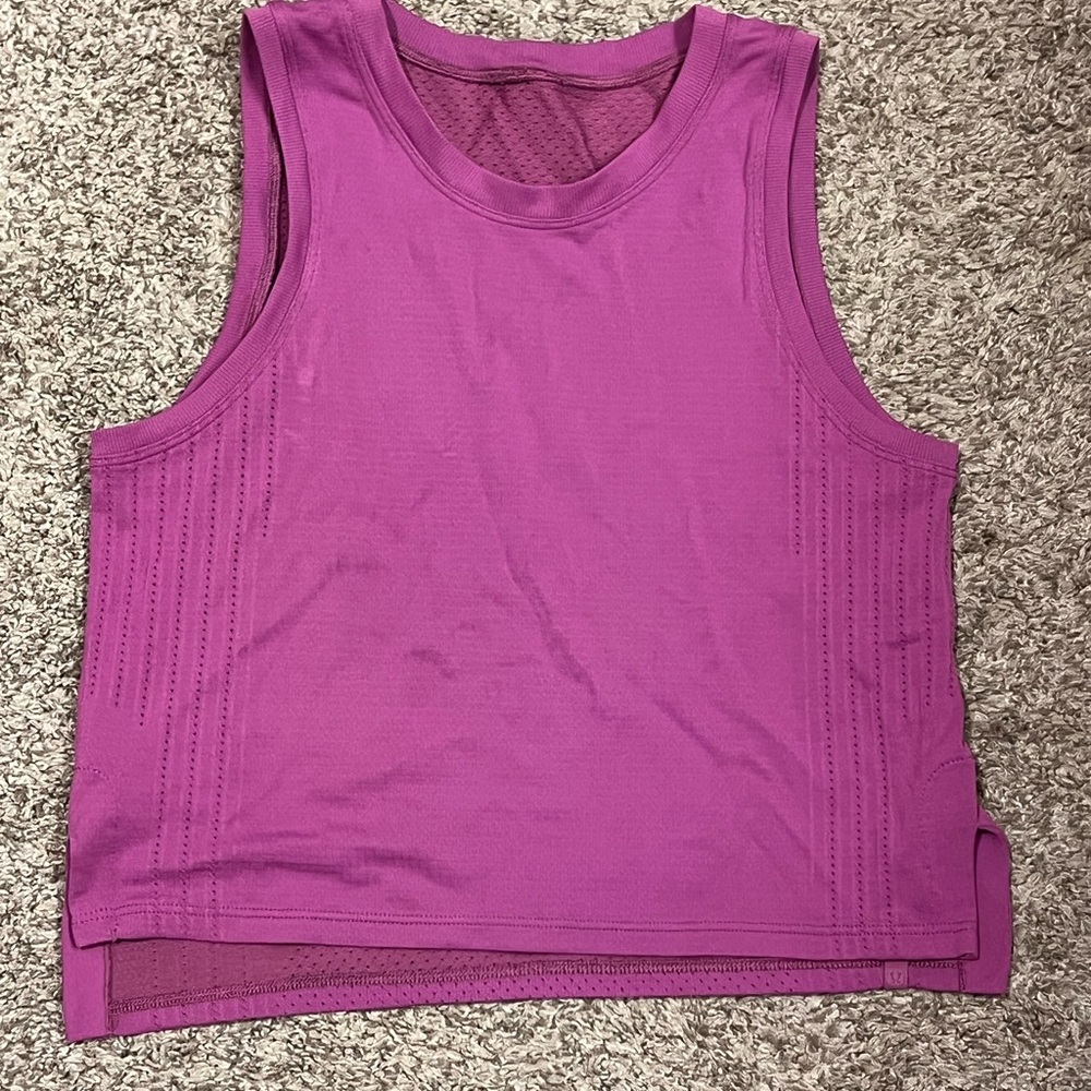 lululemon athletica Vibrant Purple Tank Top